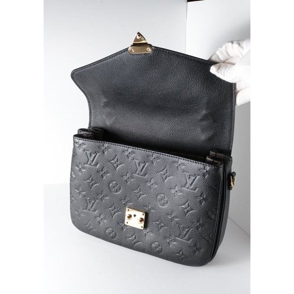Louis Vuitton Pochette Metis Monogram Empreinte Noir Shoulder Bag Box Dustcover - Picture 5 of 10
